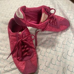 Coach Fuchsia Pink Sneakers Size 8
